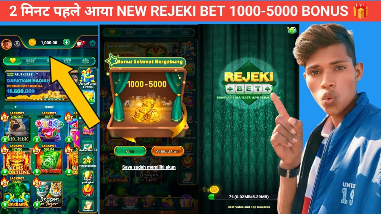 REJEKI BET online casino - free spins, promotions and loyalty program